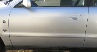 A4 B5 Tür nur Türblatt vorne links Fahrertür silbrer LY7M Kombi od Limo - Rost - Bild 1