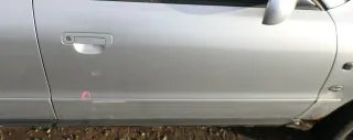 Audi A4 B5 Tür nur Türblatt vorn rechts Beifahrertür grau silber LY7M Kombi Limo - Bild 4