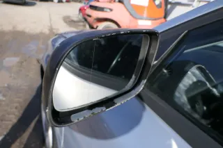 VW Passat 3B 3BG elektrischer Spiegel Außenspiegel links mit Glas schwarz matt. - Bild 2