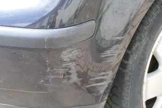 VW Polo 9N 9N3 Stoßstange Heckstoßstange hinten schwarz L041 - Bild 9