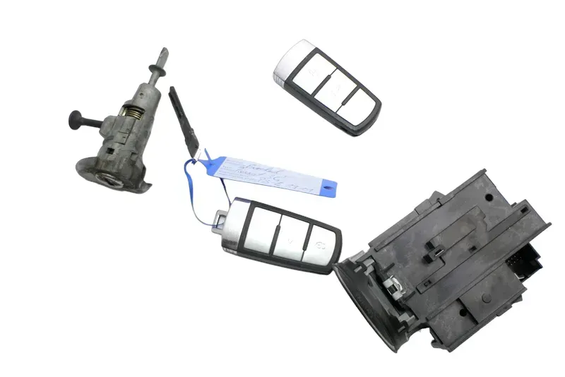 VW Passat 3C Zündschloß Schloß Zündung 2x Schlüssel 3C0905843T /AA  Türschloß - Bild 1