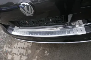 Passat 3C Kombi Stoßstange hinten Heckstoßstange Stoßfänger braun LC8Z PDC OBEN - Bild 3