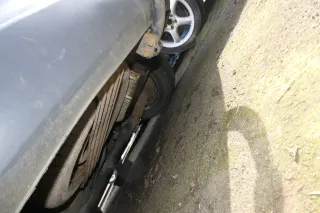 VW Caddy 2K Stoßstange hinten Heckstoßstange Stoßfänger grau graphit nicht lack - Bild 2