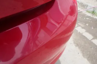 VW Fox 5Z Stoßstange hinten Stoßfänger rot LY3D Heckstoßstange - Bild 8