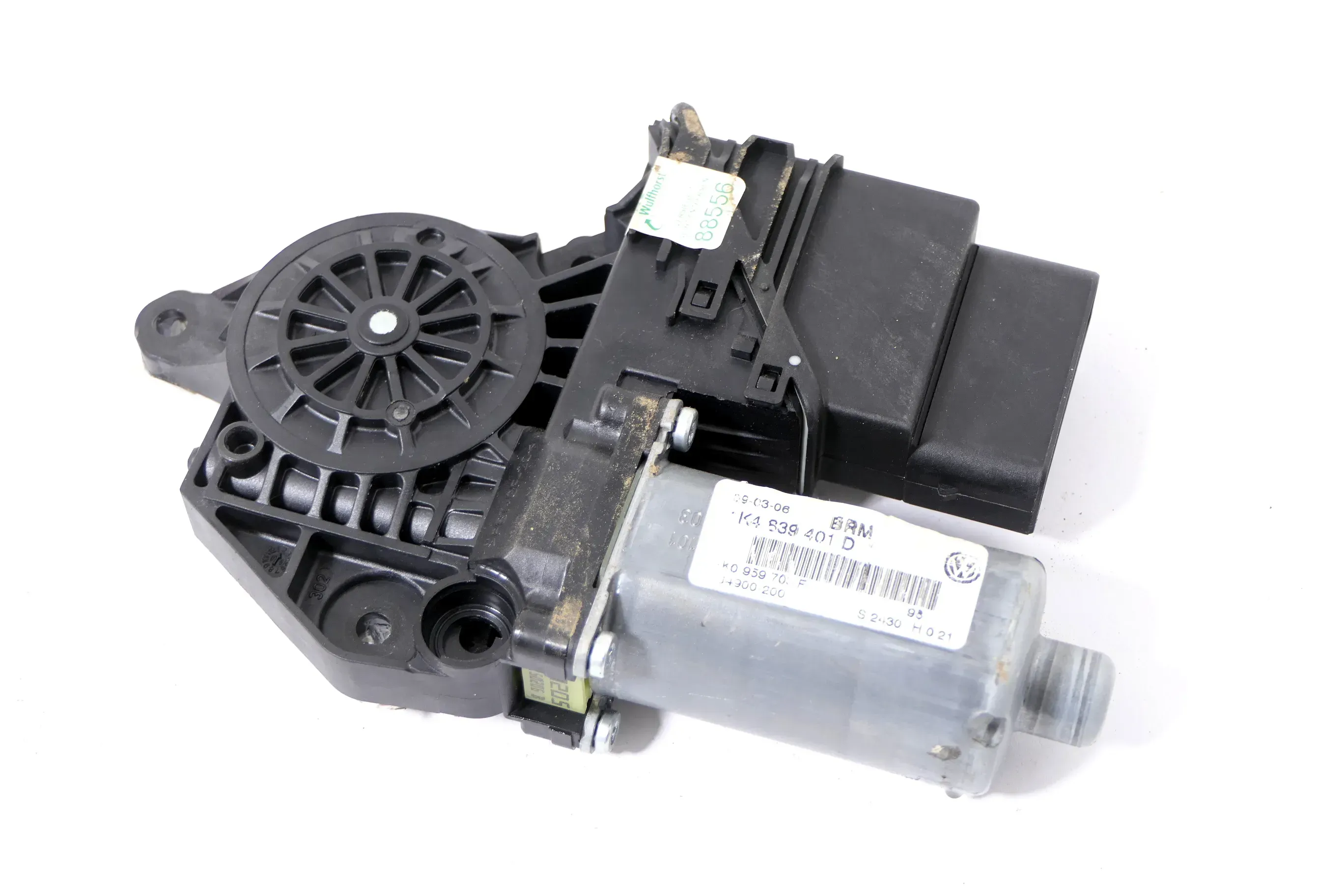 VW Golf 5 ektrischer Fensterheber Motor hinten links 1K4839401D - Bild 1