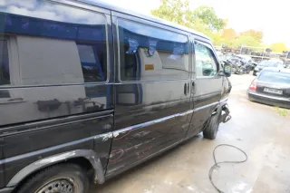 T4 Transporter Tür rechts Schiebetür mit Scheibe Multivan Caravelle schwarz LC9Z - Bild 7