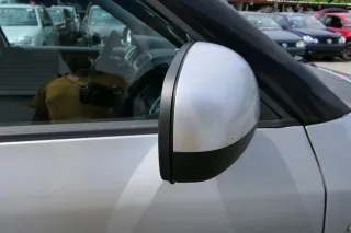 Fabia 5J elektrisch Spiegel Außenspiegel rechts mit Glas grau silber LA7W - Bild 3