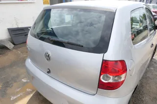 VW Fox 5Z Heckklappe Kofferraumklappe Klappe hinten + Scheibe silber LA7W - Bild 3