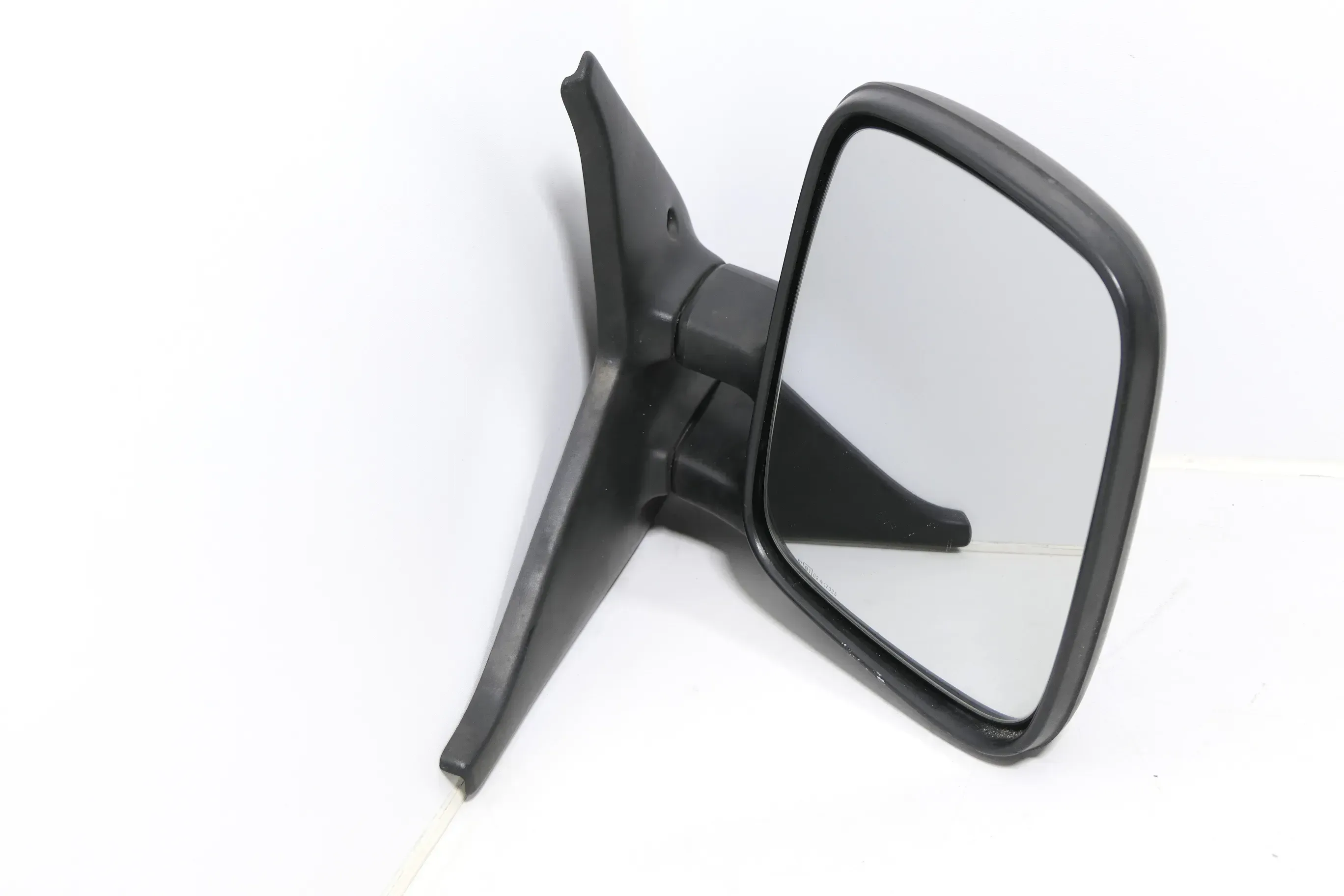 VW T4 mechanisch Spiegel Außenspiegel rechts Glas schwarz 701857508 origi matt k - Bild 1