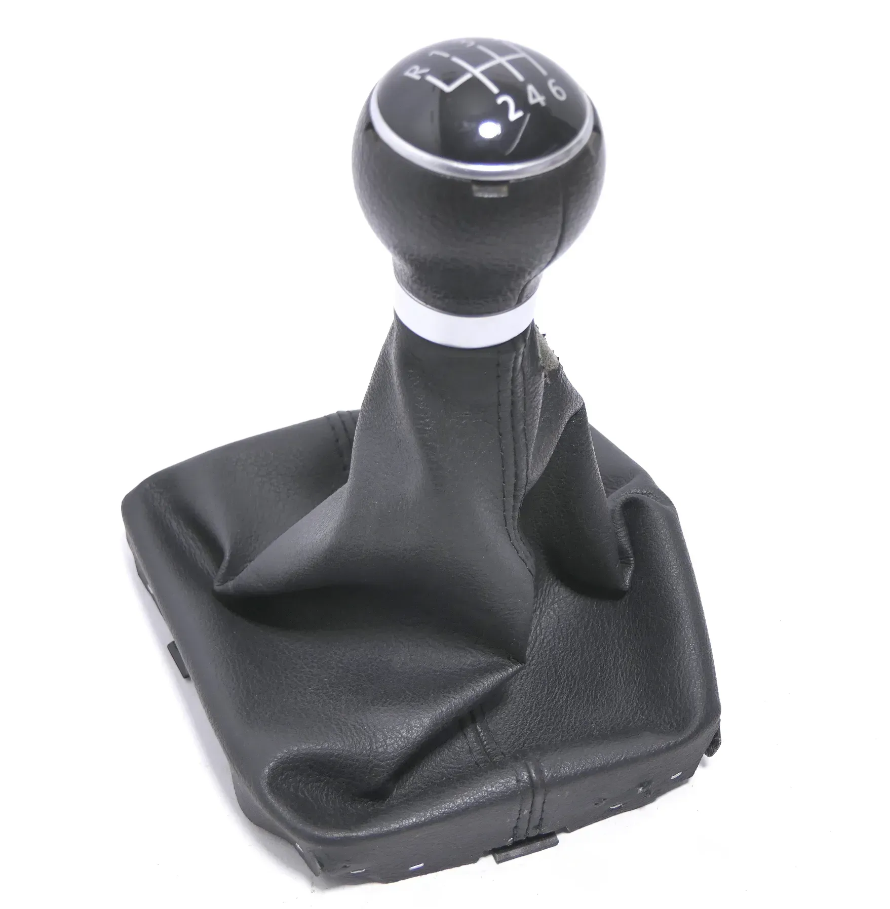 VW Golf Plus 5M Schaltknauf Schaltsack Schaltung Schaltknüppel 6-Gang - Bild 1