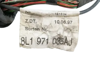 Audi A3 8L 2/3-Türer Kabelbaum Tür Türkabelbaum ZV vorne links 8L1971035BA / BE - Bild 5