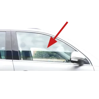 VW Tiguan 5N vorne rechts Fenster Scheibe in Tür Fensterscheibe - Bild 1