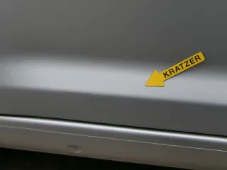 VW Caddy 3 2k Tür hinten rechts silber LA7W Schiebetür mit Scheibe - Bild 9