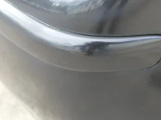 VW Polo 9N 9N3 Stoßstange Heckstoßstange hinten schwarz LC9Z Stoßfänger - Bild 9