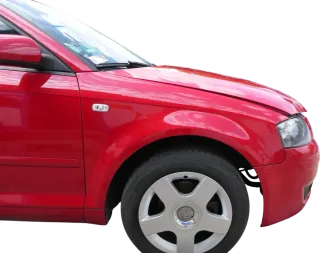A3 8P Kotflügel vorne rechts rot LY3J auch Sportback - Bild 1