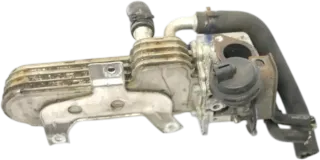 VW Golf 4 5 Kühler Abgasrückführung AGR 1.9 TDI 038131063C 038131513D AXR Abgas - Bild 1