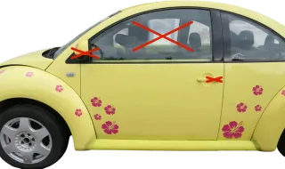 VW New Beetle 1C 9C Tür vorne links Fahrertür gelb LD1B - OHNE Anbauteile - Bild 1
