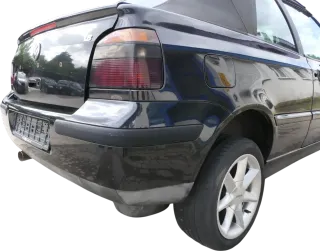 VW Golf 4 1E Cabrio Limousine Stoßstange hinten Heckstoßstange schwarz LC9Z - Bild 7