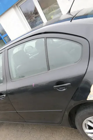 Skoda Octavia 1Z LIMOUSINE Tür hinten links schwarz LF9R (ohneAnbauteile) - Bild 7