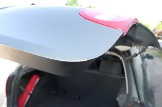 VW Golf 5 V Heckklappe hinten Kofferraumklappe mit Scheibe grau grün LA6Q - Bild 12