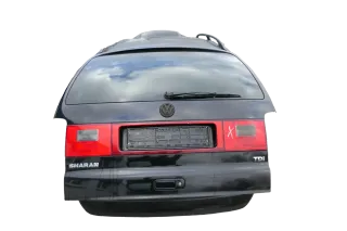 VW Sharan 7M 7M3 Heckklappe Scheibe Klappe hinten ab Bj.2000 schwarz L041 - Bild 7