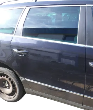 VW Passat 3C Kombi Variant Tür hinten rechts schwarz LC9X - ohneAnbauteile - Bild 2