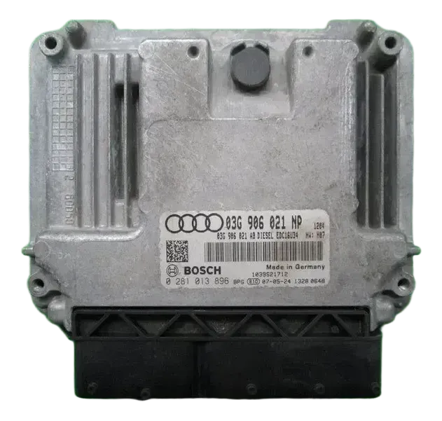 Audi A3 8P Steuergerät 1,9 TDI BLS Motor 03G906021NP Motorsteuergerät 03G997058J - Bild 1