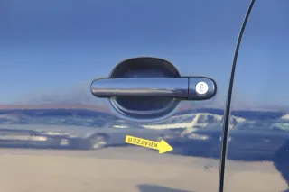 VW Passat 3B 3BG 3B6 Kombi + Limo Tür vorne links Fahrertür blau LD5Q OHNE Anbau - Bild 3
