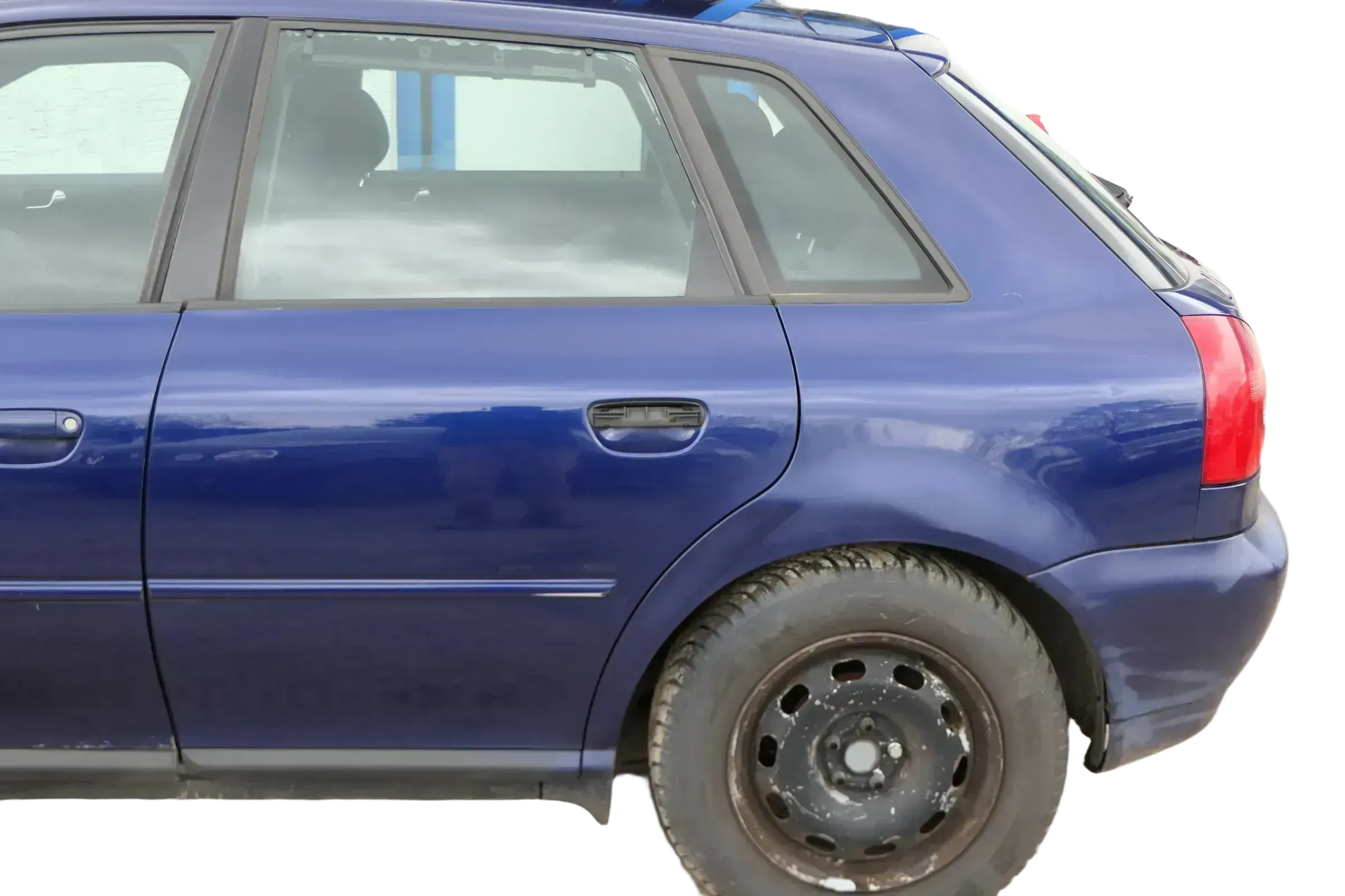 Audi A3 8L Tür Türblatt hinten links 4/5-Türer blau LZ5K Rahmen - Bild 1