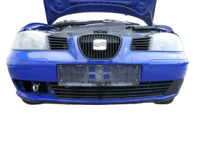 Seat Ibiza 6L Stoßstange Frontstoßstange vorne blau LS5G bis caAnfang2006 - Bild 1