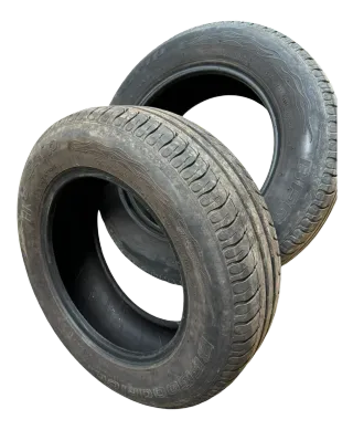 2x VW Golf A3 NUR Reifen 195/65 R15 91H Sommerreifen 2x ca. 6-7 mm NUR REIFEN - Bild 1