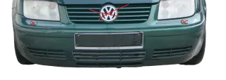 VW Bora Stoßstange vorne Frontstoßstange Stoßfänger vorn grün LC6M SWR - Bild 1