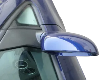 VW Golf 5M1 Plus elektrischer Spiegel rechts Blinker blau LD5Q Glas - Bild 4