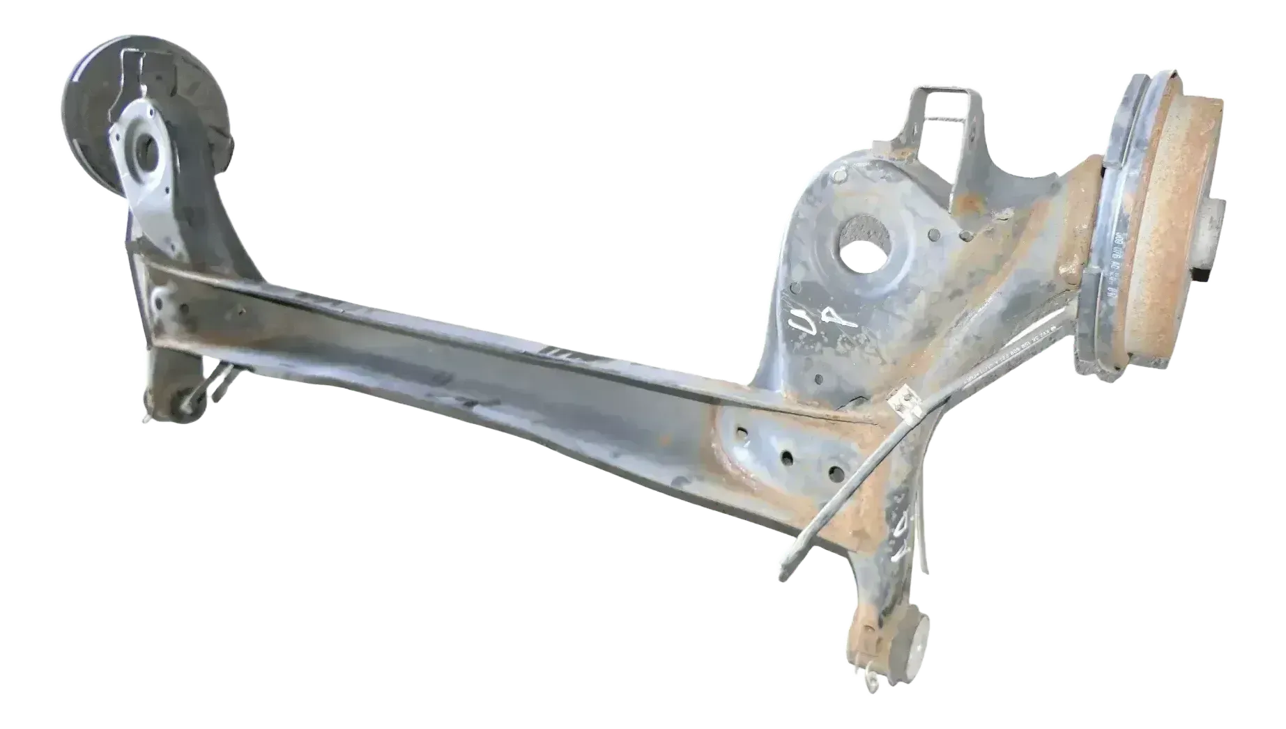 VW Up Seat Mii Achse hinten Hinterachse Achsträger mit ABS Trommelbremse - Bild 1
