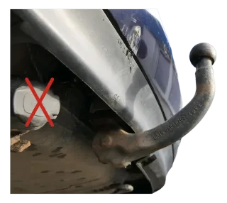 Audi A4 B5 abnehmbare Anhängerkupplung abnehmbar Oris OHNE-Kabel - Bild 2