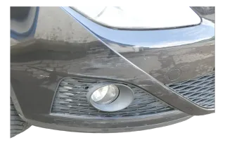 Seat Ibiza 6J Stoßstange Frontstoßstange vorne schwarz LC9Z Spoiler Stoßfänger - Bild 2