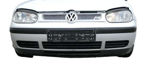 VW Golf 4 1J Stoßstange vorne Stoßfänger vorn grau silber LB7Z Frontstoßstange