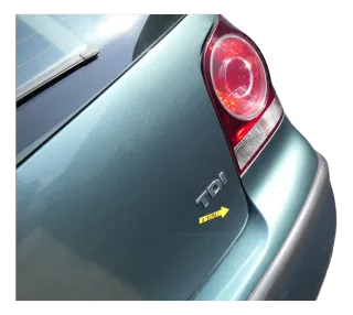 VW Polo 9N3 9N Heckklappe Kofferraumklappe Klappe grün LA6L Scheibe - Bild 6