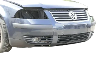 VW Passat 3BG Stoßstange vorne Frontstoßstange Stoßfänger grau blau LC5F - Bild 3
