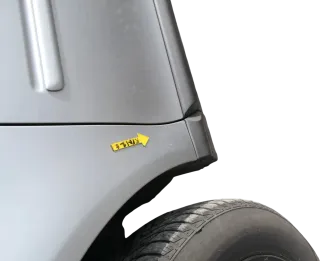 Audi A3 8L Kotflügel vorne links grau silber LY7M - Bild 4