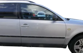 VW Passat 3B 3BG Kombi + Limo Tür vorne rechts Beifahrertür grau silber LB7Z - Bild 1