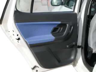 1x Fabia 5J Stufenheck Türverkleidung Verkleidung Tür hinten links Griff blau - Bild 1