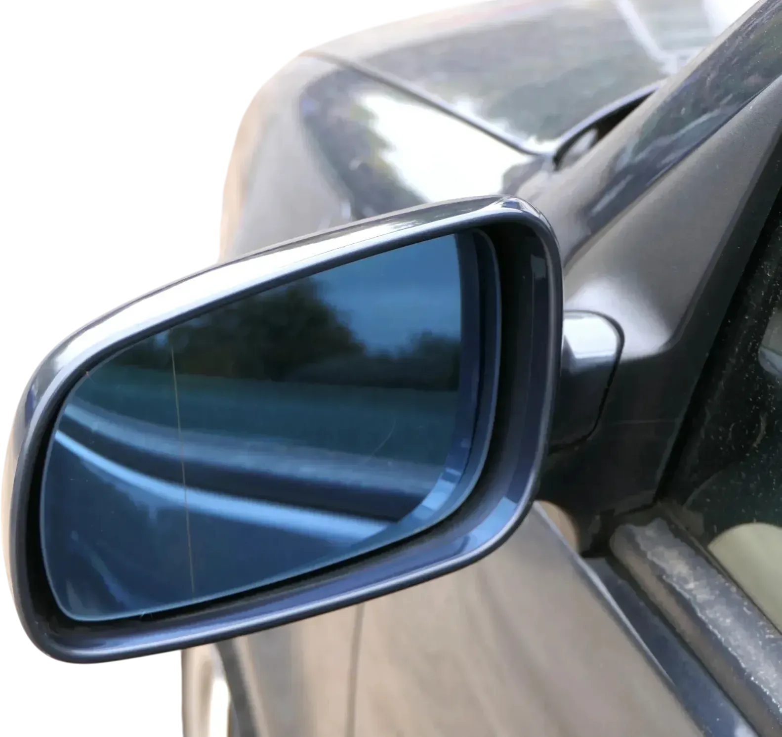 VW Golf 4 Bora elektrischer Spiegel vorne links Außenspiegel grau LC7V  & Glas - Bild 1