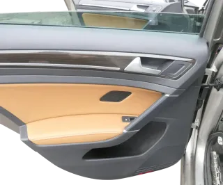 VW Golf 7 5G Limousine Türverkleidung Tür vorn hinten 4/5-Türer Leder braun - Bild 4