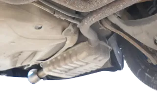 1x A4 8E B6 Auspuff Endschalldämpfer Endtopf links 2,4 BDV AMM - Bild 1
