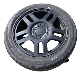 4x Golf 4 Alufelge Felge 205/55 R16 91V 1J0601025AC Ronal 2-4mm schwarz - Bild 3