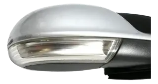 VW Golf 5 1K elektrischer Spiegel Außenspiegel rechts mit Blinker silber LA7W m - Bild 6