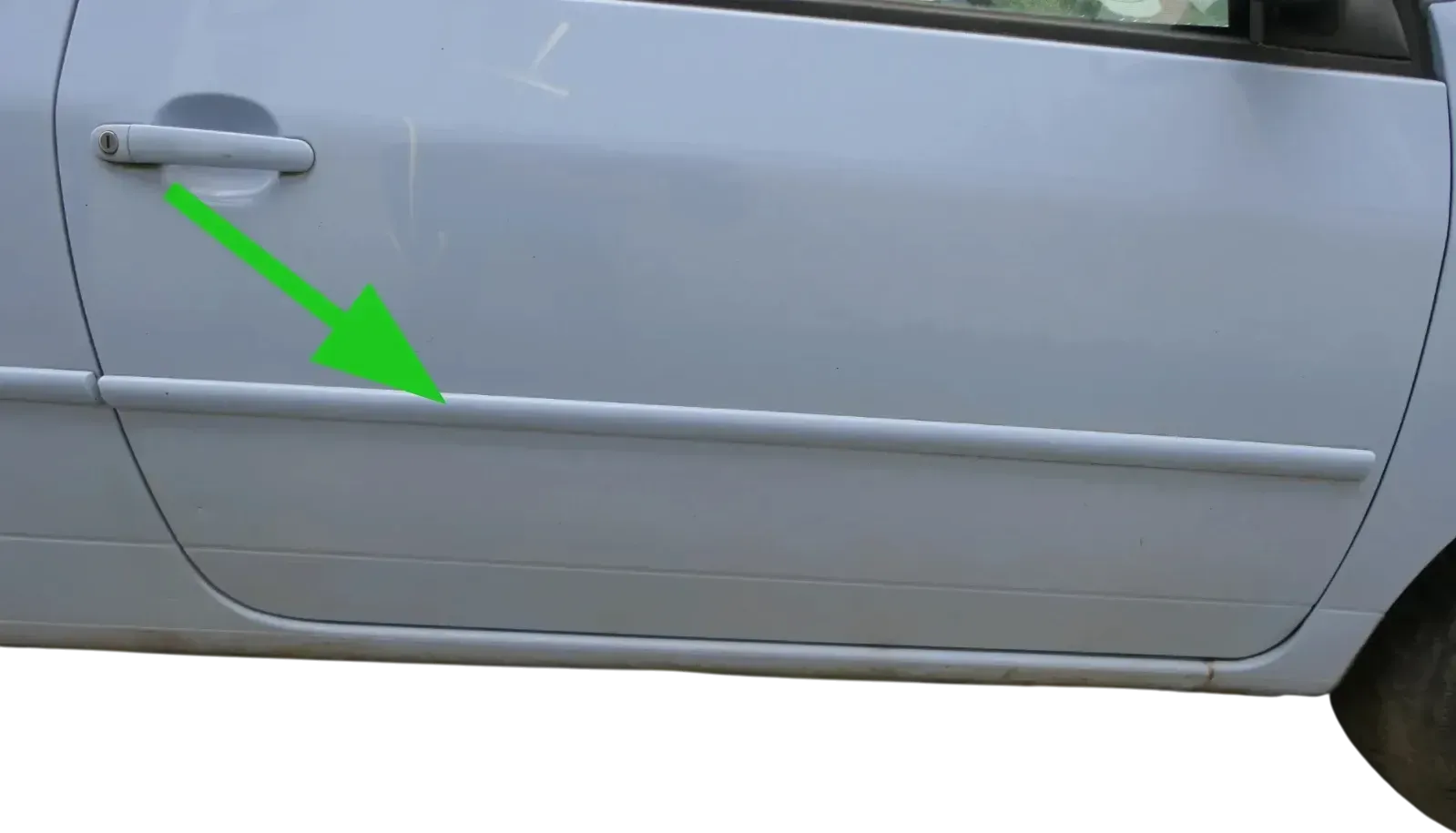 Lupo NUR Zierleiste Leiste Abdeckung an der Tür vorne rechts- blau LR5D hellblau - Bild 1