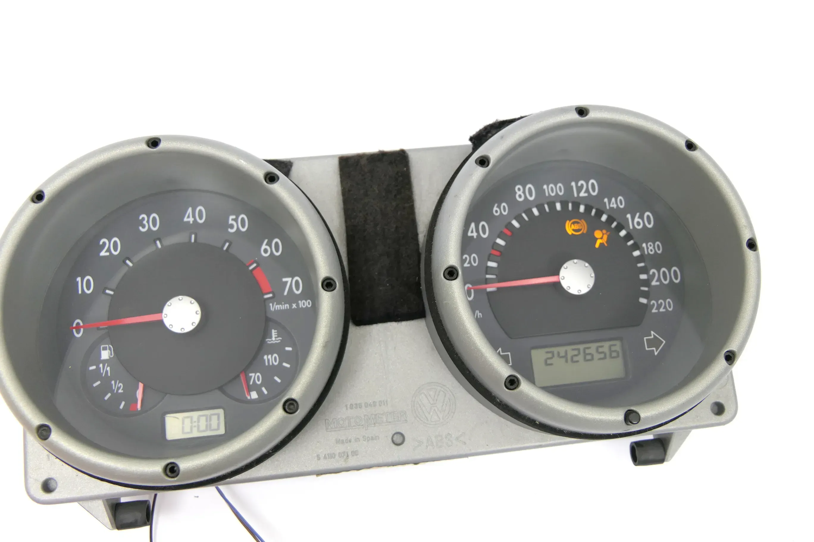 VW Lupo Tacho Tachometer Kombiinstrument 242.651km 6X0920801 1,4 16V 1,0 50PS 75 - Bild 1