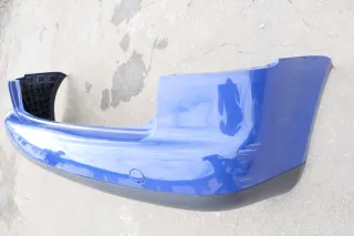 VW Touran 1T Stoßstange hinten Heckstoßstange Stoßfänger blau LL5M AHK - Bild 2